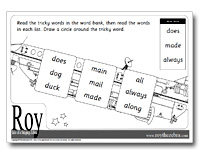 Tricky words lesson plan thumbnail 6