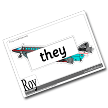 Tricky words flash cards